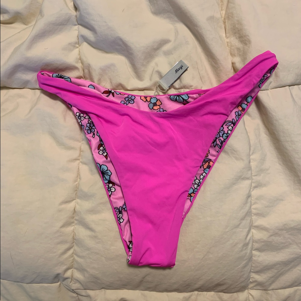nwot maaji reversible high side bikini bottoms